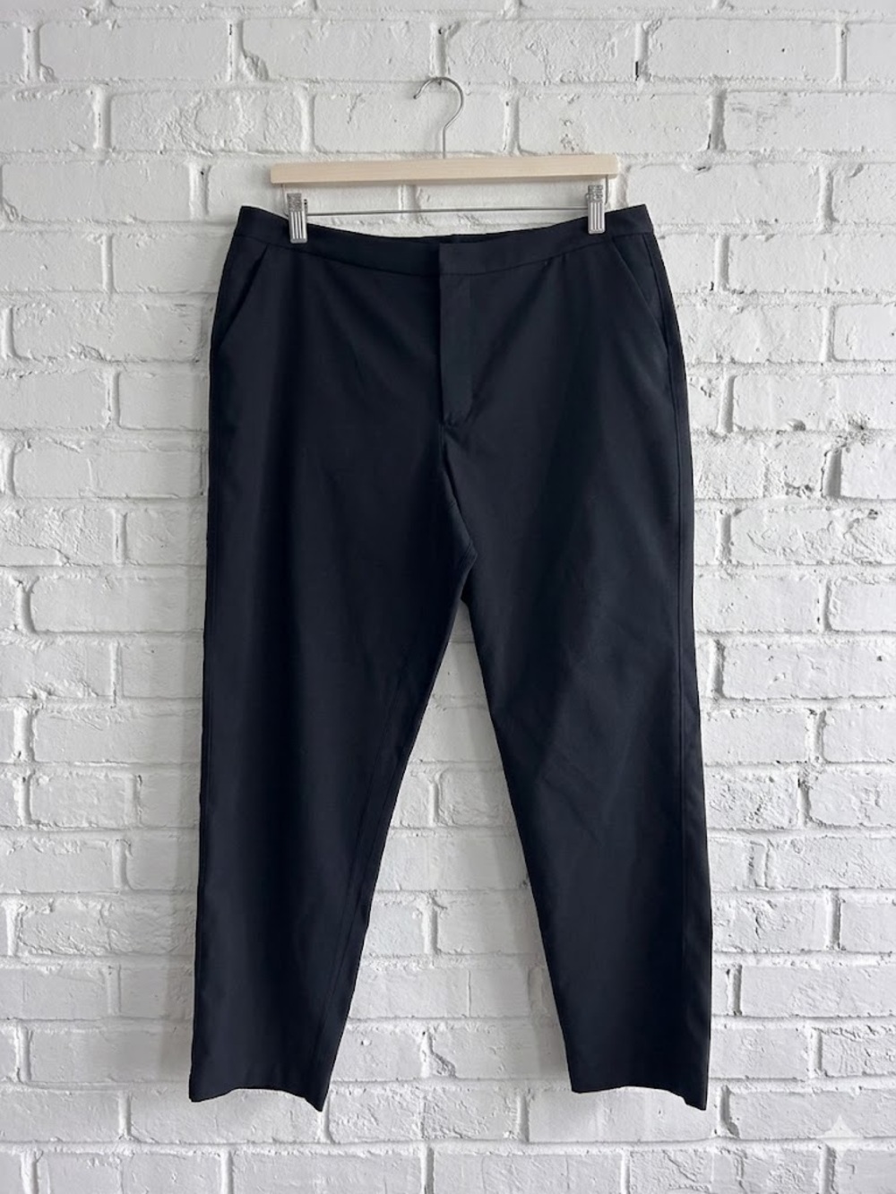 Lululemon Black Tailored Straight Leg Trouser Dress Pants Size 12